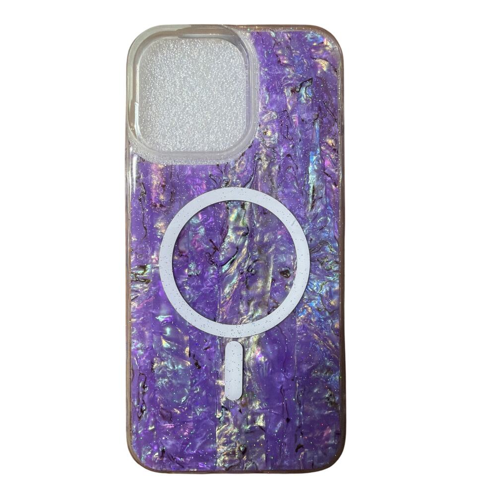 Luxy Lemon Amethyst Purple iPhone 14 Pro Max MagSafe Phone Case